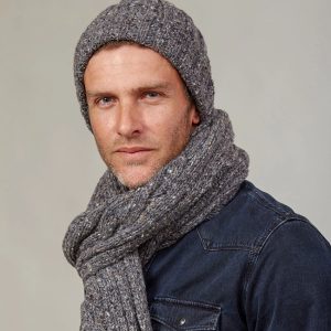 Cable & Rib Scarf
