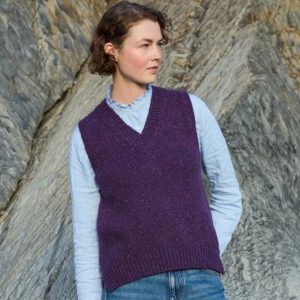 Women's V Neck Slipover Vest
