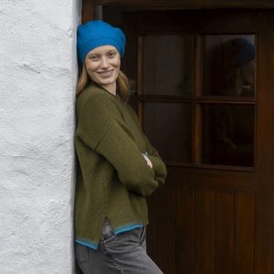 Women's Crew Neck W/ Jacquard Trim