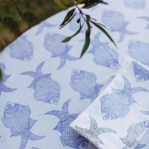 Fishy Tablecloth 8 Seater
