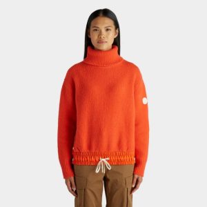 Women's Snap Turtleneck