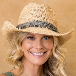 Castaway Handwoven Raffia Cowboy