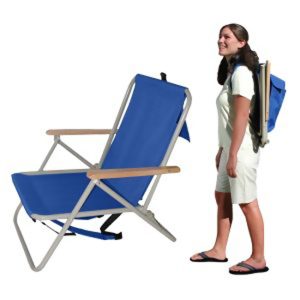 Beach Chair Navy Backpack