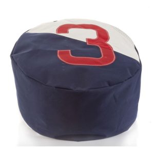 Bean Bag Duo Navy/White Red 3