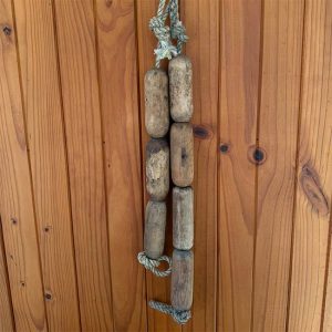 Maine USA 7 Vintage Cedar Fishing Net Floats