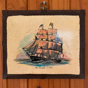USA Ship Wall Plaque