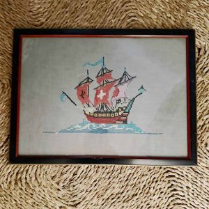 USA Vintage Cross Stitch Ship