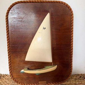 VIntage New York Made Yacht Plaque