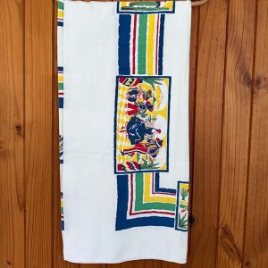 USA Vintage 45 x54" Mexican Themed Table Cloth
