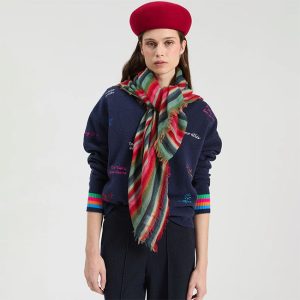 Scarf - Multicolour Herringbone