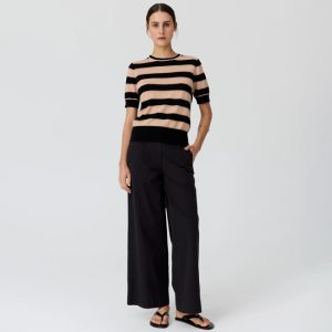 Darcey Stripe Knit Tee