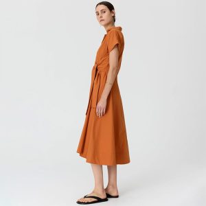 Elina Wrap Shirt Dress