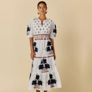 Alcaraz Maxi Dress - White