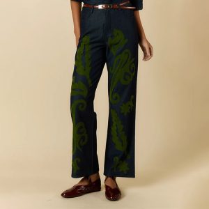 Carmi Paisley Emb Jean - Denim