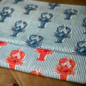 Lobster Stripe Tablecloth