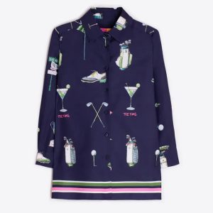 Tiffany Navy Golf Par Tee Shirt