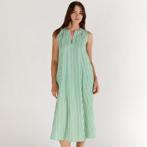 Stripe Sleeveless Dress