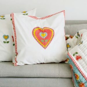 Big Happy Hearts Cushion Cover