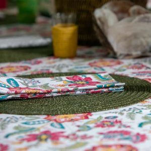 Castaway Floral Tablecloth 12 Seater