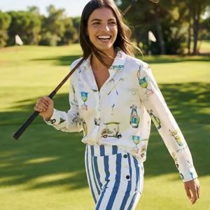 Tea Silk Golf Par Tee